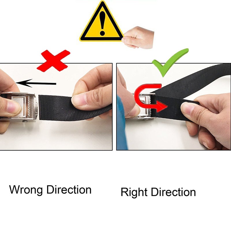 YYST 72" Gas Tank Strap Fuel Tank Strap W/Stainless Steel Clamp and Deck Loops - Hardware Included - Image 3